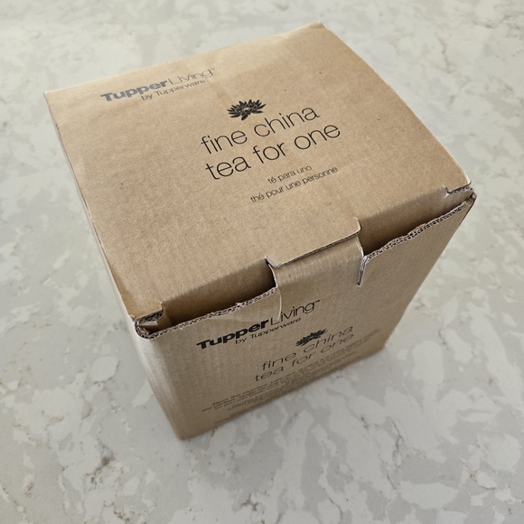 ☕️🫖NWT‼️ Tupperliving Fine China Teapot for One - Picture 8 of 9